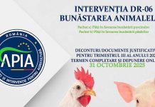 Intervenția DR 06 – „Bunăstarea animalelor”