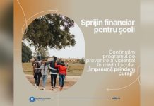 Sprijin financiar pentru activități de prevenire a violenței în mediul școlar