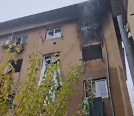 9 IMOBILE AFECTATE DE O EXPLOZIE URMATĂ DE UN INCENDIU