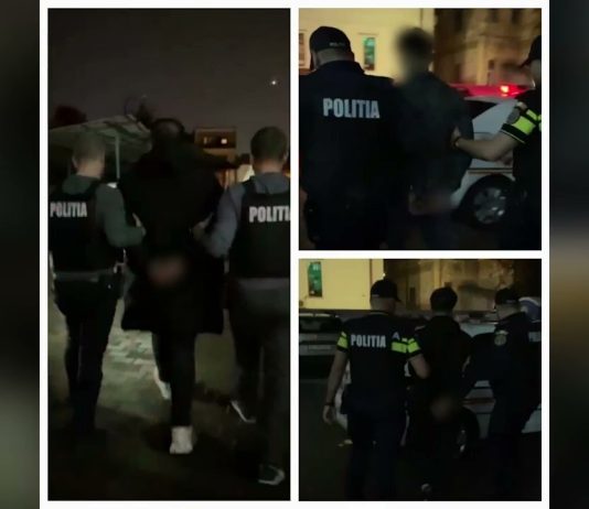 TREI BĂRBAȚI REȚINUȚI DE POLIȚIȘTI