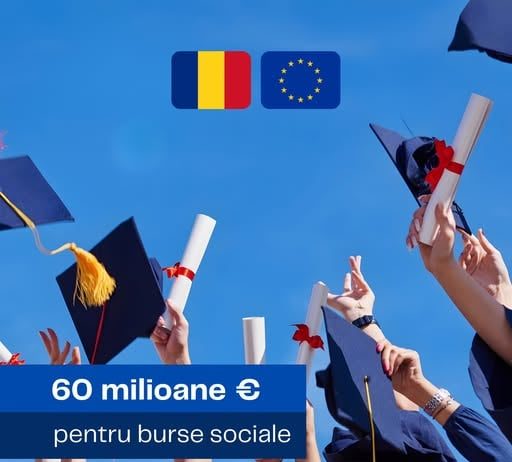 60 de milioane Euro pentru bursele sociale a 40.000 de studenți din România.