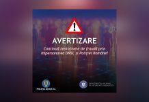 AVERTIZARE – Continuă tentativele de fraudă online care se folosesc de numele DNSC și al Poliției Română!