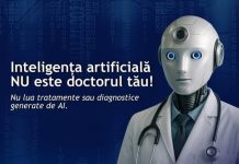 AI-ul nu este medic! Consulta un specialist!