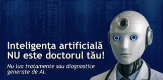 AI-ul nu este medic! Consulta un specialist!