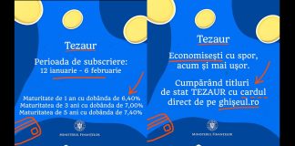 Prima editie TEZAUR din 2026 vine cu dobanzi neimpozabile de pana la 7,40