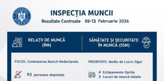 Amenzi de peste 4,2 milioane de lei și 2.686 măsuri de remediere dispuse de Inspecția Muncii