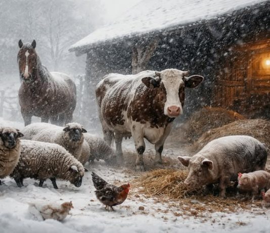 Recomandări ANSVSA pentru protejarea animalelor în condiții meteo severe