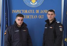 Doi studenți ai Academiei de Poliție „Alexandru Ioan Cuza”, au început stagiul de practică la IJJ Olt