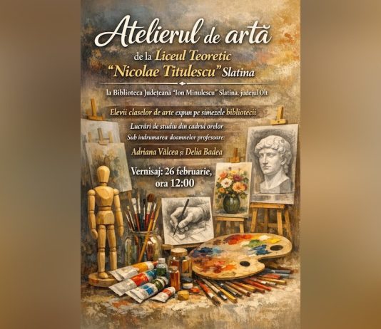 „ATELIERUL DE ARTĂ” LA BIBLIOTECA JUDEȚEANĂ