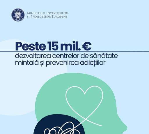 15 milioane euro pentru investiții în infrastructura unităților sanitare publice care vor dezvolta CSMPTA