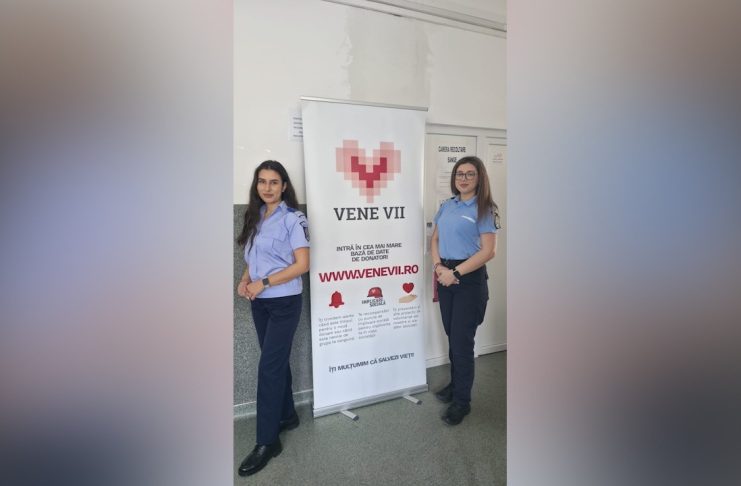 JANDARMII OLTENI AU DONAT SÂNGE