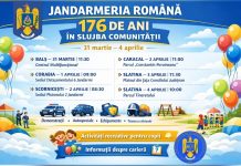 176 de ani de la înființarea Jandarmeriei Române – Activități în spațiul public
