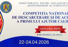 Competiția Națională de Descarcerare și de Acordare a Primului Ajutor Calificat, la Slatina