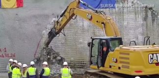 Autostrada Sibiu Pitești #A1 pe secțiunea 2 Boița Cornetu au început săpăturile la încă un tunel!