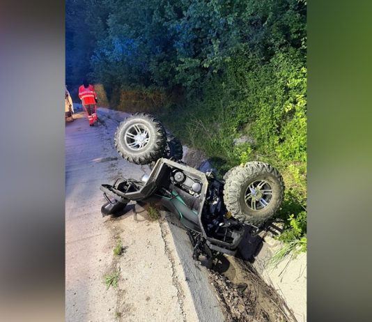 A DECEDAT DUPĂ CE S A RĂSTURNAT CU ATV-UL