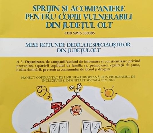 Specialiștii din Olt, reuniți pentru sprijinirea familiilor și copiilor vulnerabili