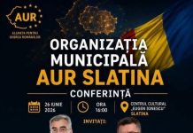 Lideri ai AUR, prezenți la o conferință organizată la Slatina