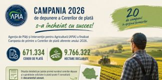 Campania APIA 2026, peste 671.000 de cereri de plată