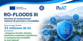România investește în prevenirea inundațiilor: peste 33 de milioane de lei pentru un sistem modern de management al riscului