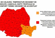 Administratia Nationala de Meteorologie a emis avertizări de caniculă severă, urmate de perioade cu instabilitate atmosferică accentuată