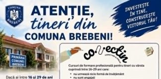 Tinerii din Brebeni, invitați la cursuri de calificare cu subvenții între 540 și 1.710 lei