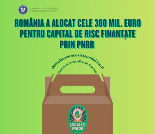 România a alocat integral cele 380 mil. euro pentru capital de risc finanțate prin PNRR