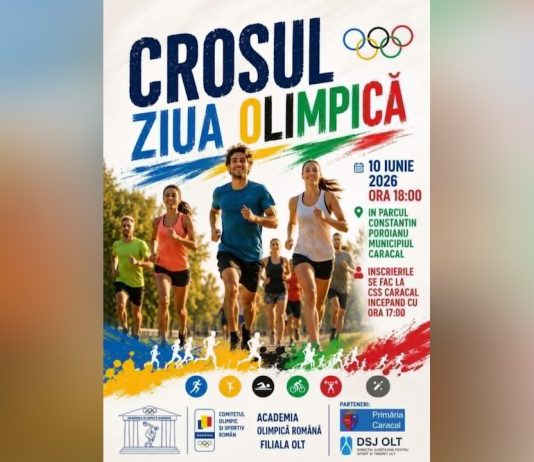 Peste 500 de participanți au sărbătorit Ziua Olimpică la Caracal