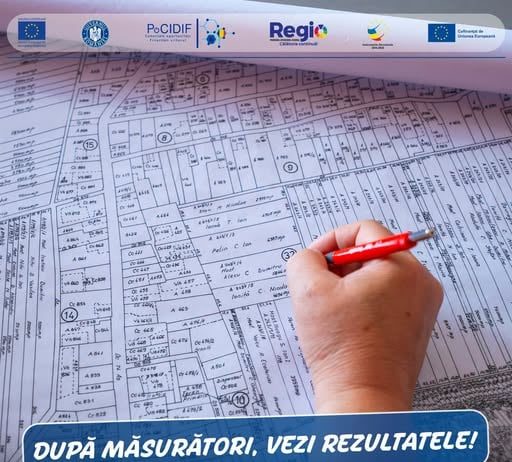 După măsurători, vezi rezultatele! Documentele tehnice ale cadastrului sunt afișate la primărie