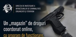 Un „magazin” de droguri coordonat online, puncte de vânzare schimbate periodic și livrări la domiciliu.