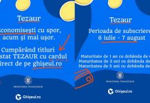O nouă ediție TEZAUR: Investiții avantajoase în titluri de stat cu dobânzi neimpozabile de până la 7,15% pe an