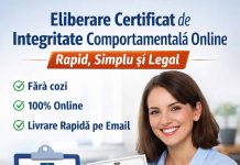 CERTIFICATUL DE INTEGRITATE COMPORTAMENTALĂ POATE FI OBȚINUT ONLINE, PRIN HUB-UL DE SERVICII AL MAI