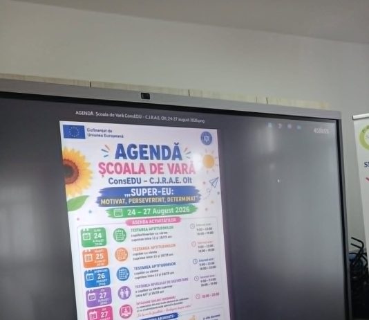 Școala de vară „SUPER-EU”, organizată de C.J.R.A.E. Olt.