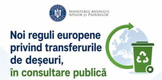 Noile reguli europene privind transferurile de deșeuri, în consultare publică