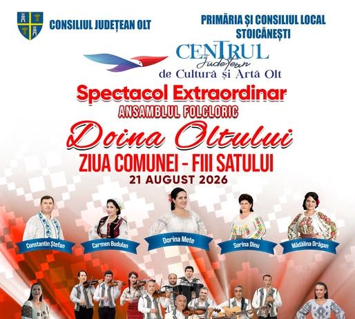 Stoicănești își sărbătorește fiii satului cu un spectacol folcloric de amploare