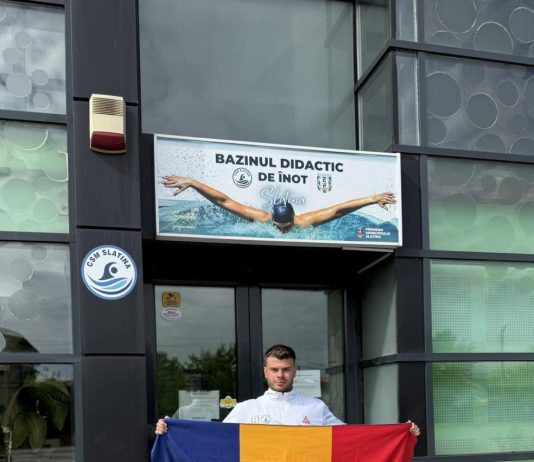 David Chira reprezintă CSM Slatina la Campionatul European de Înot Masters