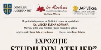 „Studii din atelier”, expoziție de artă semnată de trei tineri din Slatina