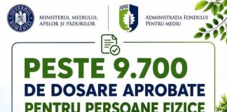 Peste 9.700 de dosare au fost aprobate în cadrul Programului RablaAuto2026, dedicat persoanelor fizice