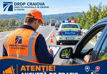 Anchete de circulație Origine–Destinație pe drumurile din administrarea DRDP Craiova