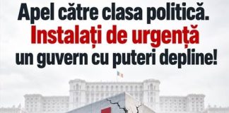 APEL CĂTRE CLASA POLITICĂ. Din partea: Federației SANITAS din România