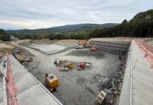 Peste 80% din infrastructura pentru lansarea TBM-ului, finalizată pe Secțiunea 3 a autostrăzii Sibiu–Pitești