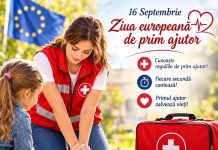 PRIMUL AJUTOR POATE FACE DIFERENȚA DINTRE VIAȚĂ ȘI MOARTE. 16 SEPTEMBRIE, ZIUA EUROPEANĂ DE PRIM AJUTOR.