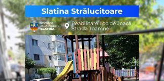 UN NOU LOC DE JOACĂ, PE STRADA TOAMNEI DIN SLATINA