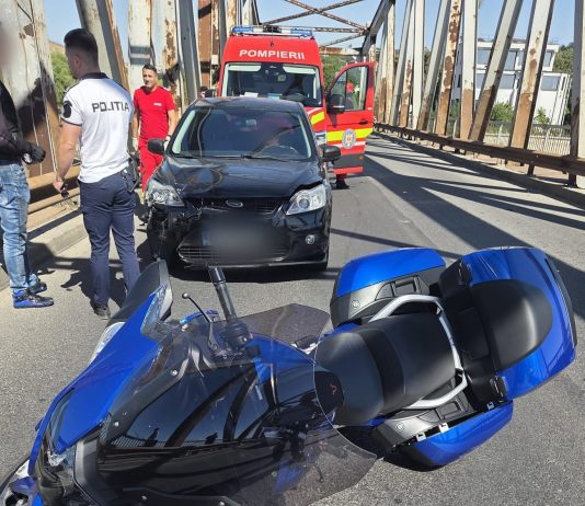 ACCIDENT PE PODUL OLT: PĂREA DOAR UN EVENIMENT CU PAGUBE, DAR S-A AJUNS LA DOSAR PENAL