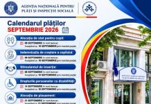 Calendarul plăților pentru beneficiile de asistență socială