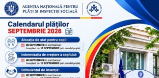 Calendarul plăților pentru beneficiile de asistență socială