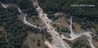 Lansarea tablierului metalic la Viaductul 23, pe A1 Sibiu–Pitești