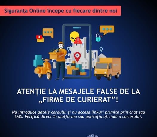 Aștepți un colet? Verifică livrarea din sursa oficială, nu din linkul primit în mesaj.