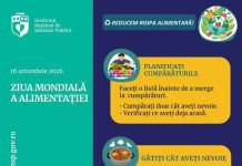 16 OCTOMBRIE – ZIUA MONDIALĂ A ALIMENTAȚIEI