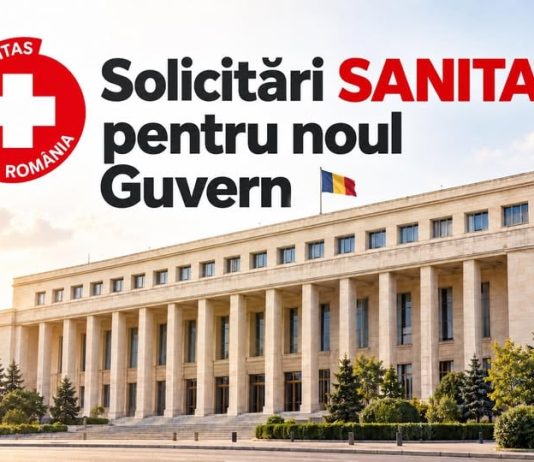 SANITAS: SCRISOARE DESCHISĂ CATRE NOUL GUVERN
