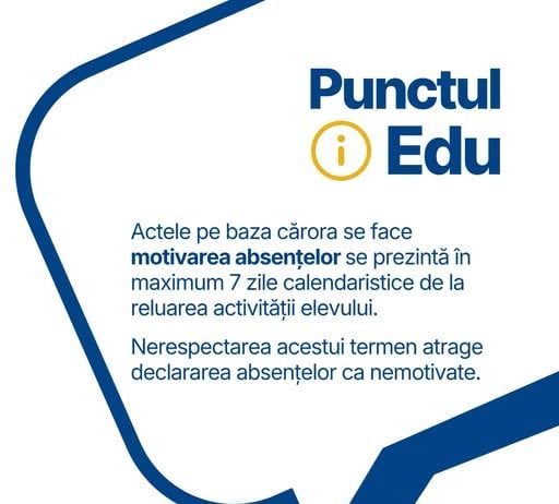 Clarificări privind absențele/motivarea absențelor
